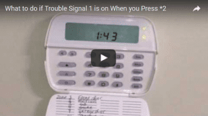 What to do if Trouble Signal 1 is on When you Press *2