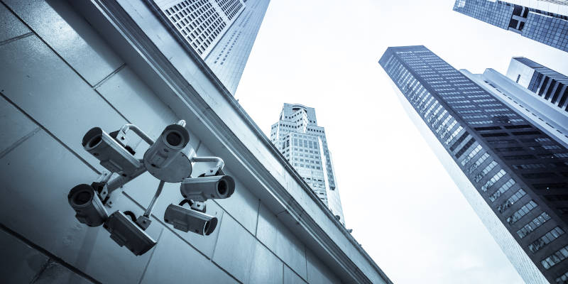 Surveillance Camera in Huntersville, North Carolina